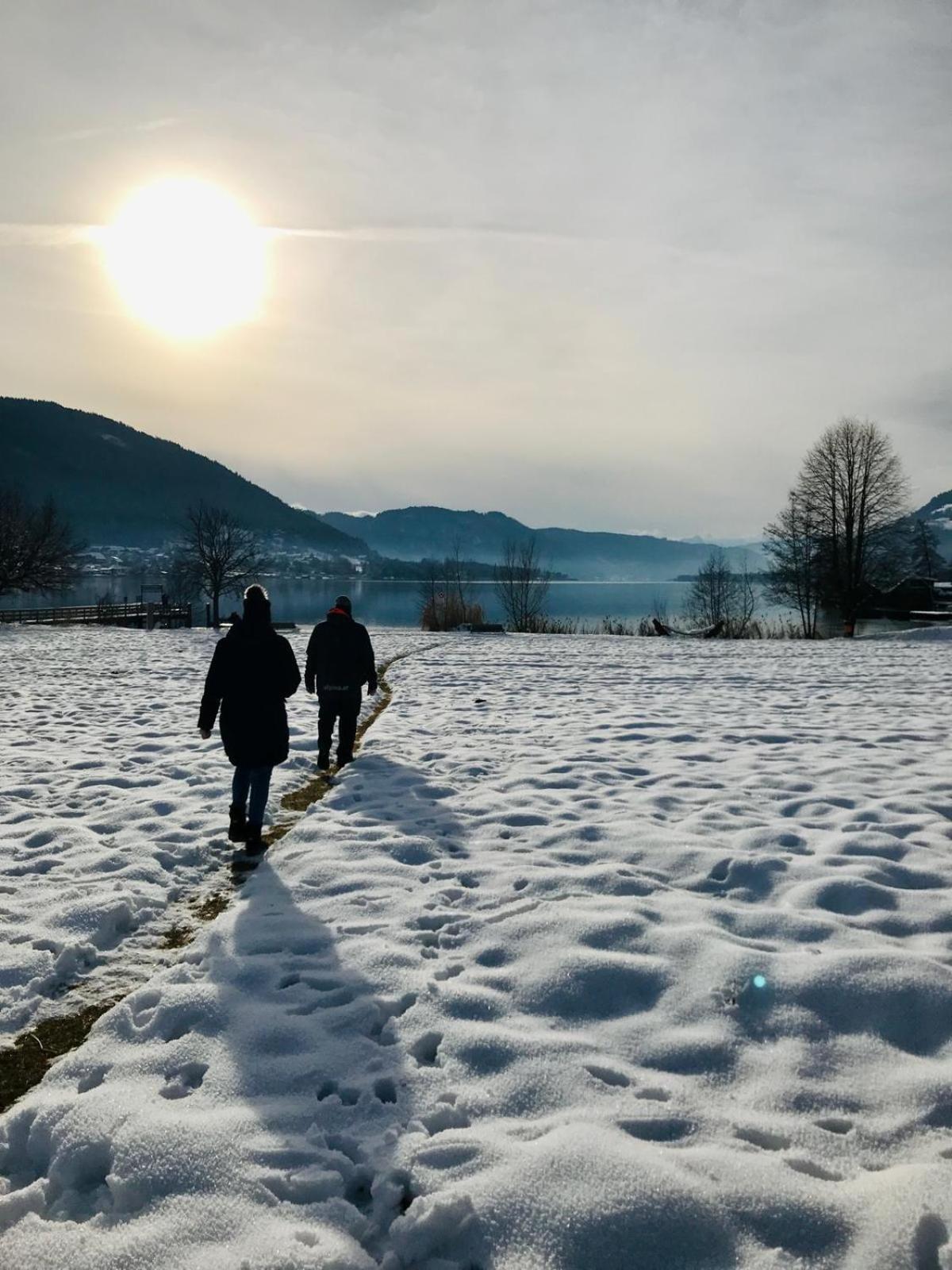 Ferienwohnung Resi Mit Traumhaftem Seepanorama Steindorf am Ossiacher See Exteriör bild