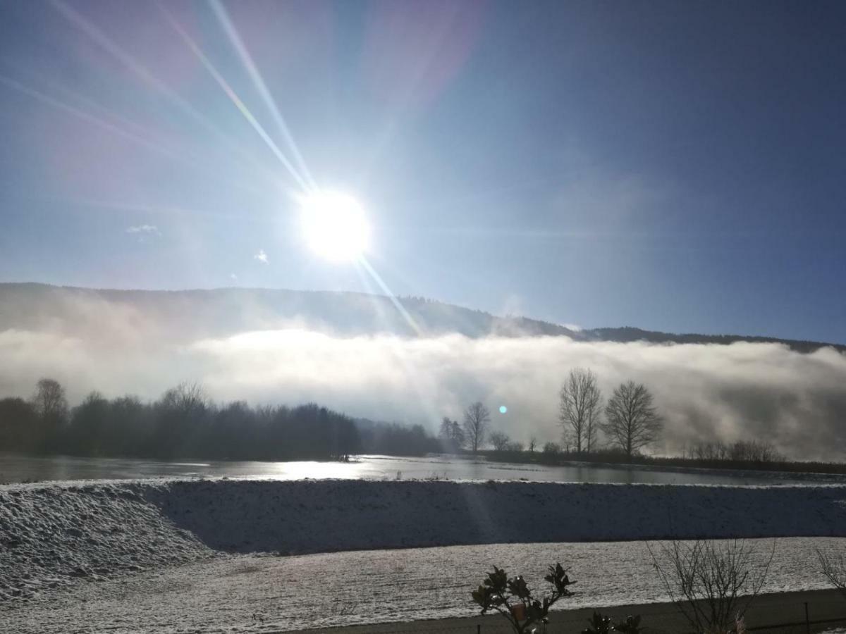 Ferienwohnung Resi Mit Traumhaftem Seepanorama Steindorf am Ossiacher See Exteriör bild